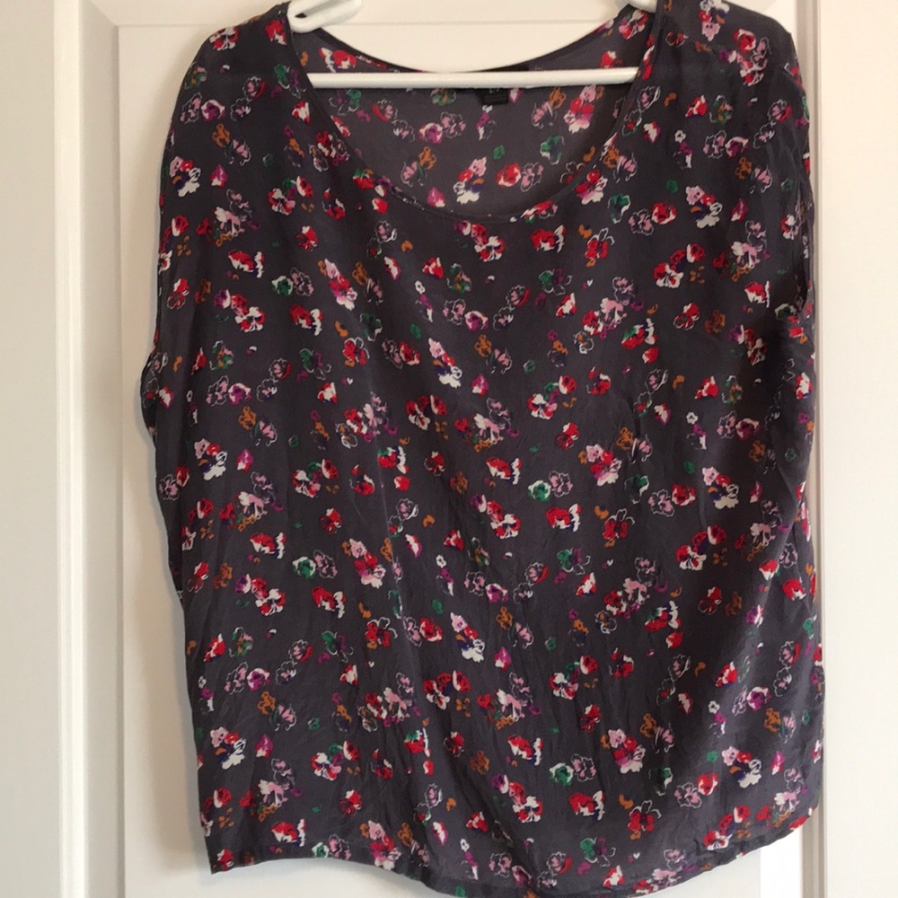 Forever 21 Oversized Cap-Sleeve Blouse